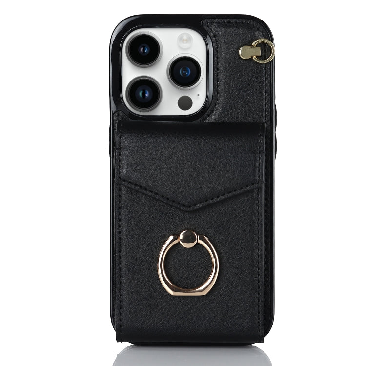For iPhone 14 Pro Max Anti-theft RFID Card Slot Phone Case