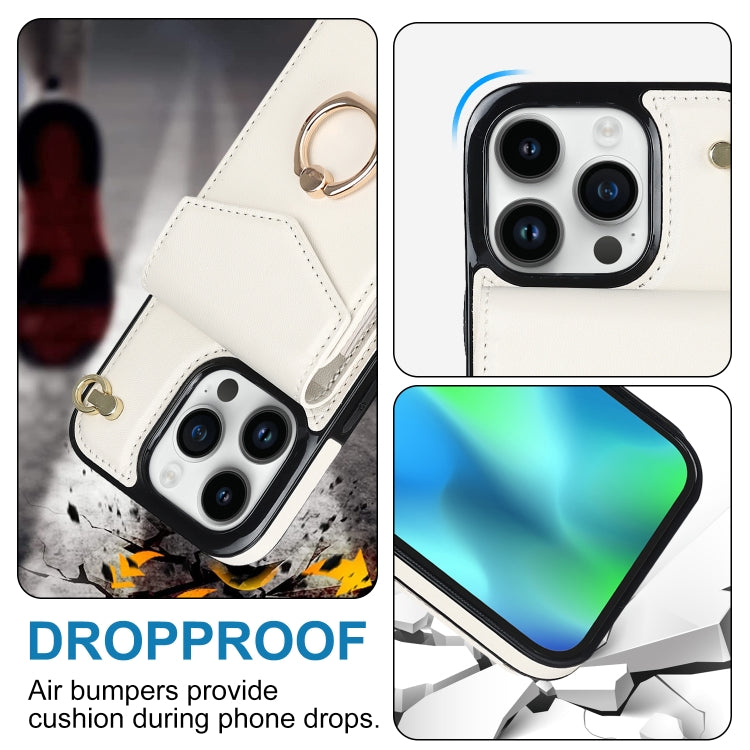 For iPhone 14 Pro Max Anti-theft RFID Card Slot Phone Case