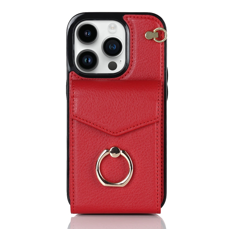 For iPhone 14 Pro Max Anti-theft RFID Card Slot Phone Case