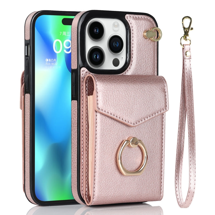 For iPhone 14 Pro Max Anti-theft RFID Card Slot Phone Case