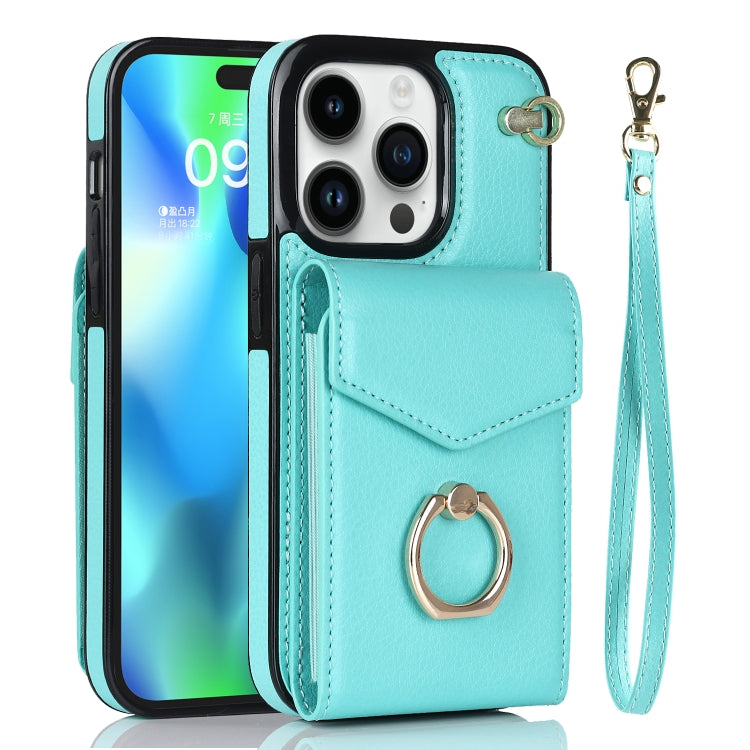 For iPhone 14 Pro Max Anti-theft RFID Card Slot Phone Case