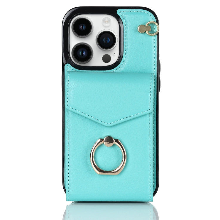 For iPhone 14 Pro Max Anti-theft RFID Card Slot Phone Case