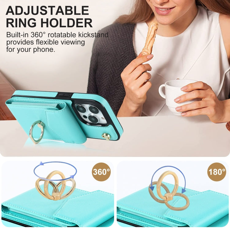 For iPhone 14 Pro Max Anti-theft RFID Card Slot Phone Case