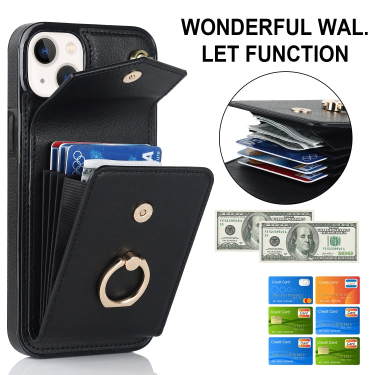 For iPhone 14 Anti-theft RFID Card Slot Phone Case