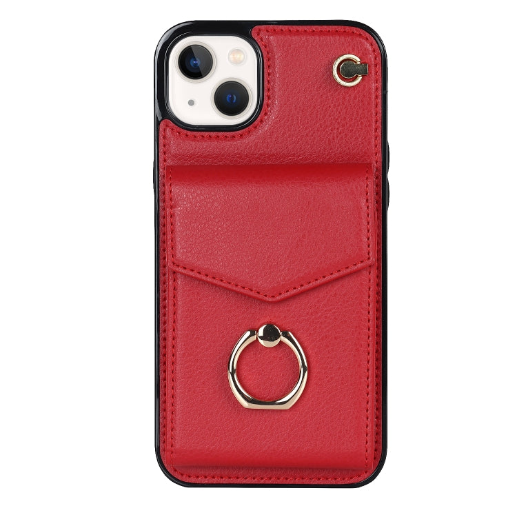 For iPhone 14 Anti-theft RFID Card Slot Phone Case
