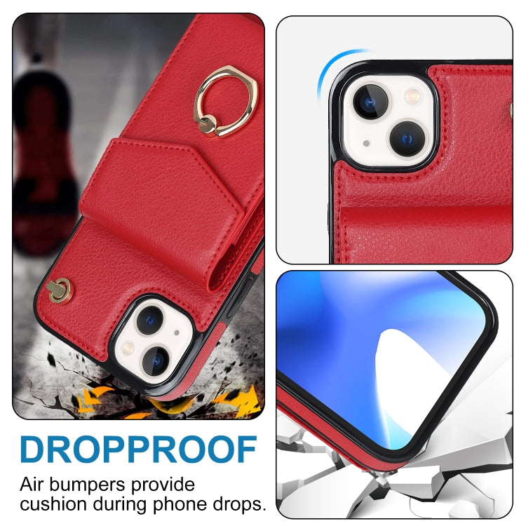 For iPhone 14 Anti-theft RFID Card Slot Phone Case