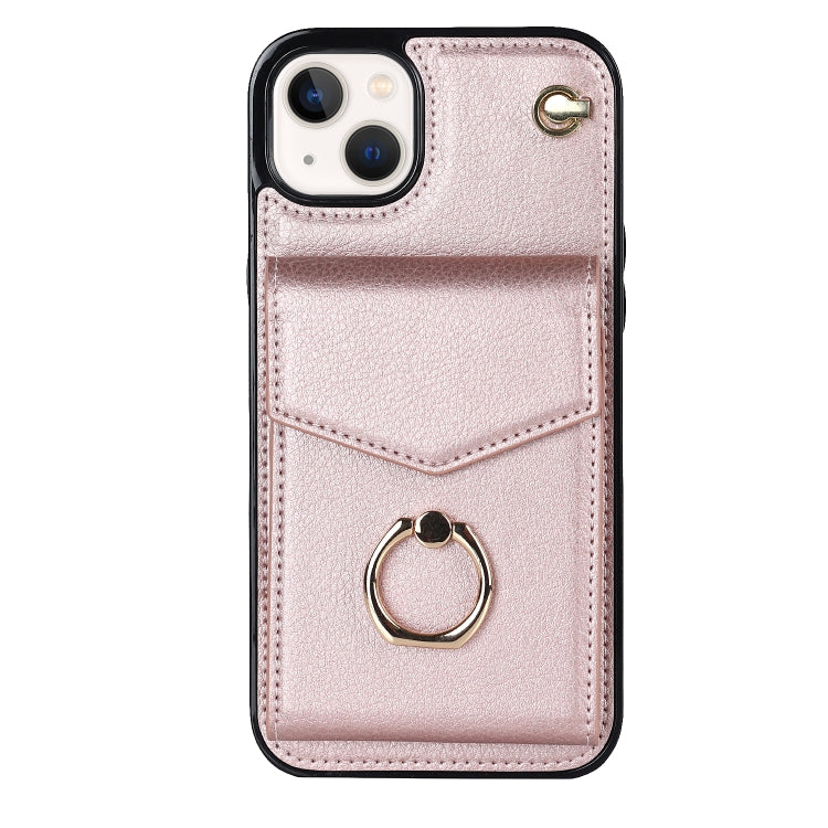For iPhone 14 Anti-theft RFID Card Slot Phone Case