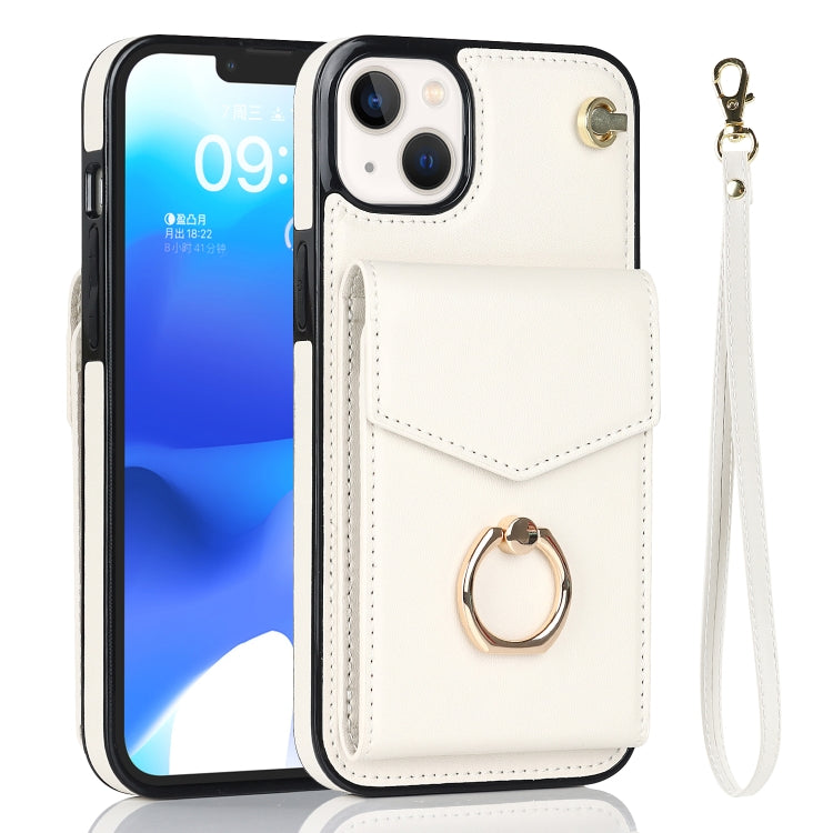 For iPhone 14 Plus Anti-theft RFID Card Slot Phone Case