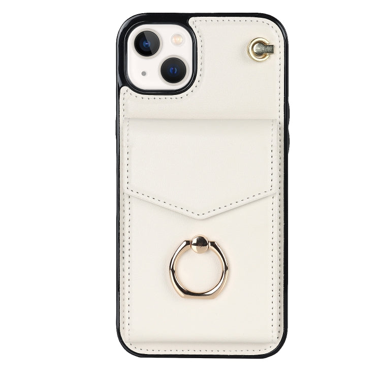 For iPhone 14 Plus Anti-theft RFID Card Slot Phone Case