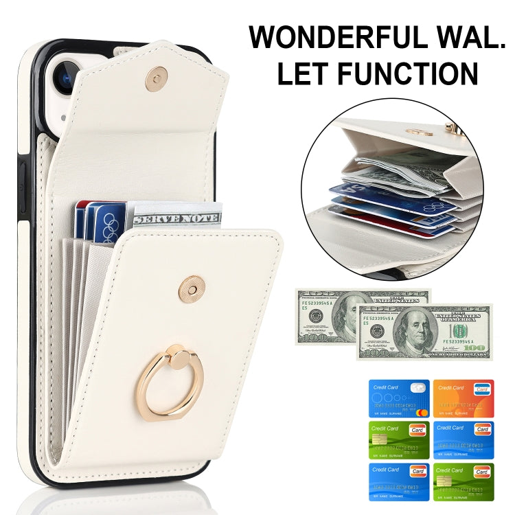 For iPhone 14 Plus Anti-theft RFID Card Slot Phone Case