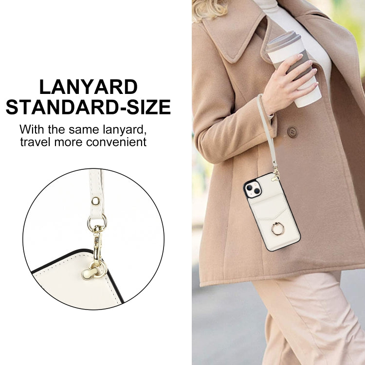 For iPhone 14 Plus Anti-theft RFID Card Slot Phone Case