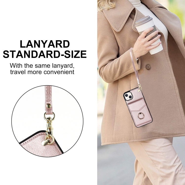 For iPhone 14 Plus Anti-theft RFID Card Slot Phone Case