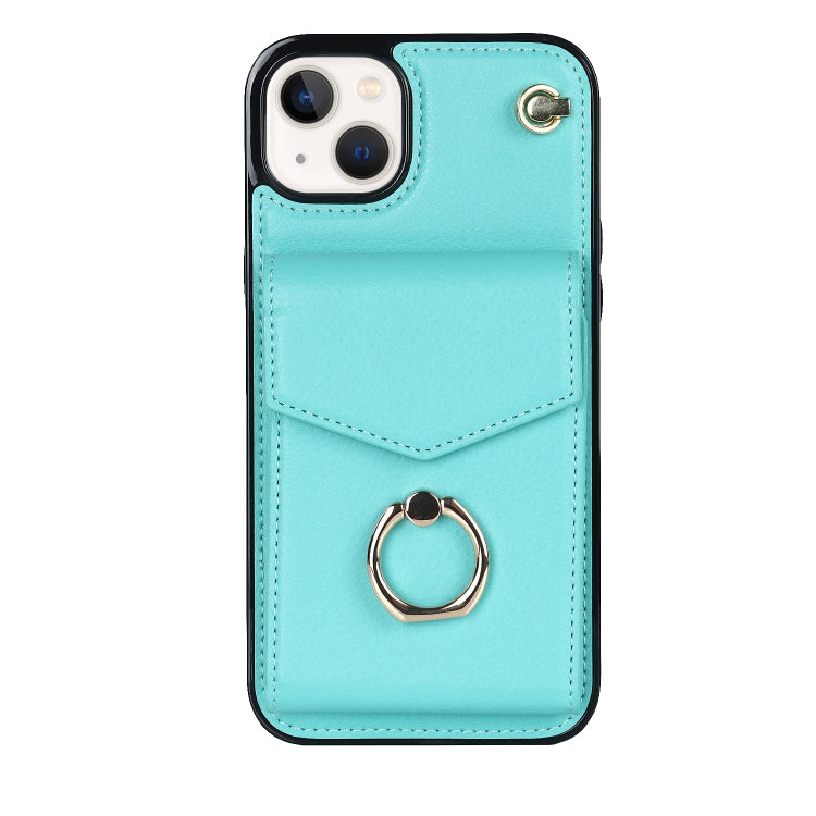 For iPhone 14 Plus Anti-theft RFID Card Slot Phone Case