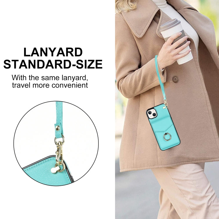 For iPhone 14 Plus Anti-theft RFID Card Slot Phone Case