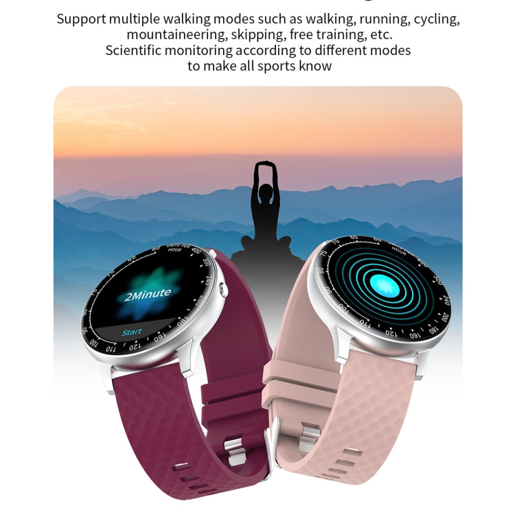 Ochstin 5H30 1.28 Inch HD Round Screen Silicone Strap Smart Sports Watch