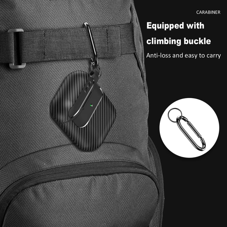 For AirPods 1 / 2 Carbon Fiber Texture Anti-fall Earphone Protective Case