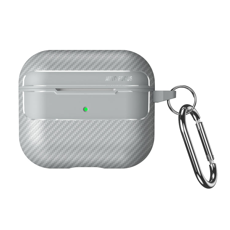 For AirPods 3 Carbon Fiber Texture Anti-fall Earphone Protective Case