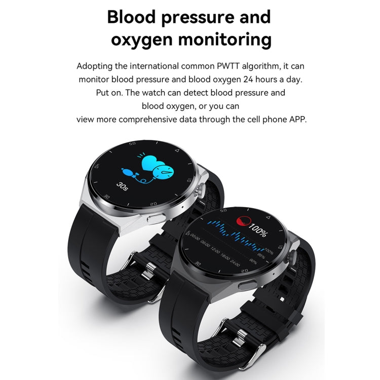 PG3 Max 1.6 inch HD Bluetooth Smart Watch Support Bluetooth Call / Heart Rate Monitoring