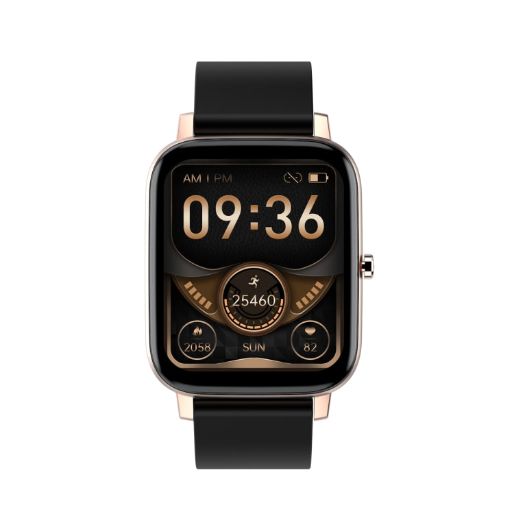 Ochstin 5H80 1.69 inch Square Screen Silicone Strap Heart Rate Blood Oxygen Monitoring Bluetooth Smart Watch