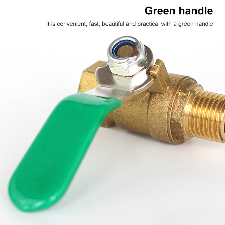 LAIZE Pneumatic Hose Barb Brass Shutoff Ball Valve, Specification:Thickened 12mm