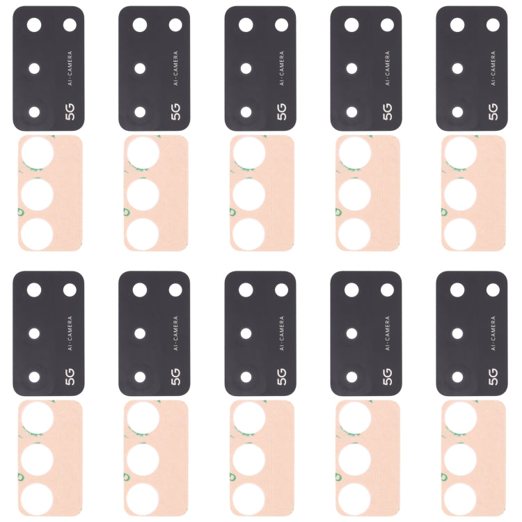For OPPO A53S 5G 10 PCS Back Camera Lens