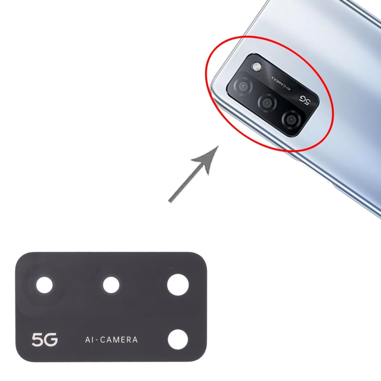 For OPPO A53S 5G 10 PCS Back Camera Lens