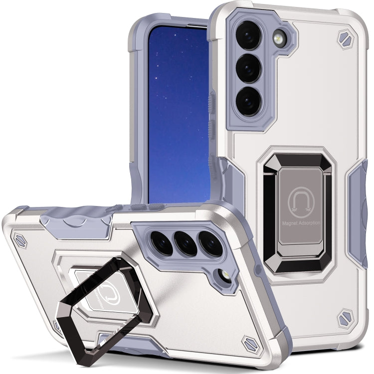 For Samsung Galaxy S23 5G Ring Holder Non-slip Shockproof Armor Phone Case