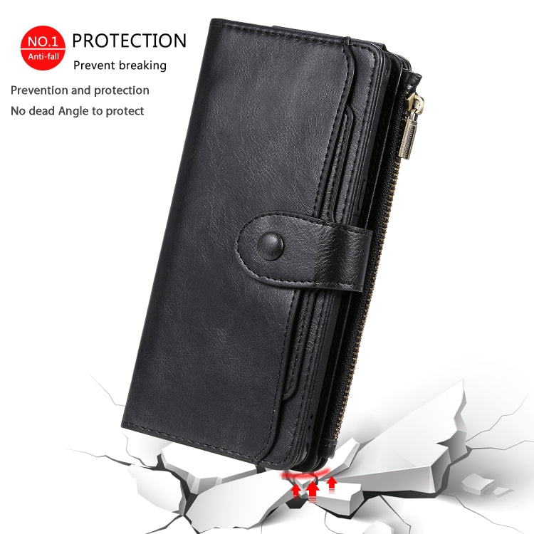 For Galaxy Note 8 Multifunctional Retro Detachable Magnetic Horizontal Flip Leather Case with Card Slots & Holder & Wallet & Photo Frame