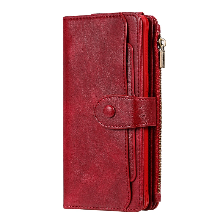 For Galaxy Note 8 Multifunctional Retro Detachable Magnetic Horizontal Flip Leather Case with Card Slots & Holder & Wallet & Photo Frame