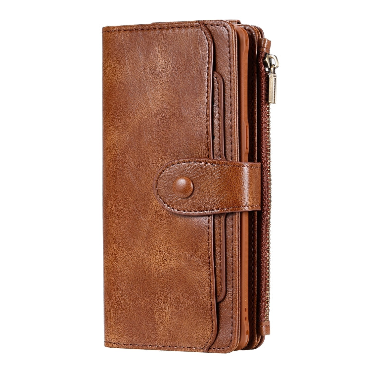 For Galaxy Note 8 Multifunctional Retro Detachable Magnetic Horizontal Flip Leather Case with Card Slots & Holder & Wallet & Photo Frame