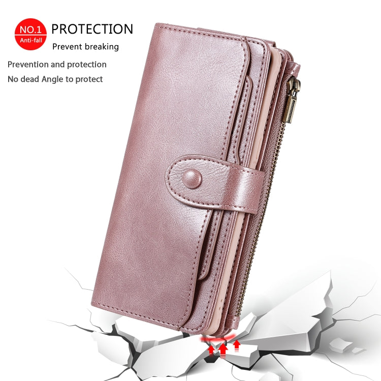 For Galaxy Note 8 Multifunctional Retro Detachable Magnetic Horizontal Flip Leather Case with Card Slots & Holder & Wallet & Photo Frame