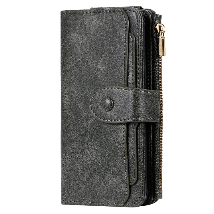 For Galaxy S8 Multifunctional Retro Detachable Magnetic Horizontal Flip Leather Case with Card Slots & Holder & Wallet & Photo Frame
