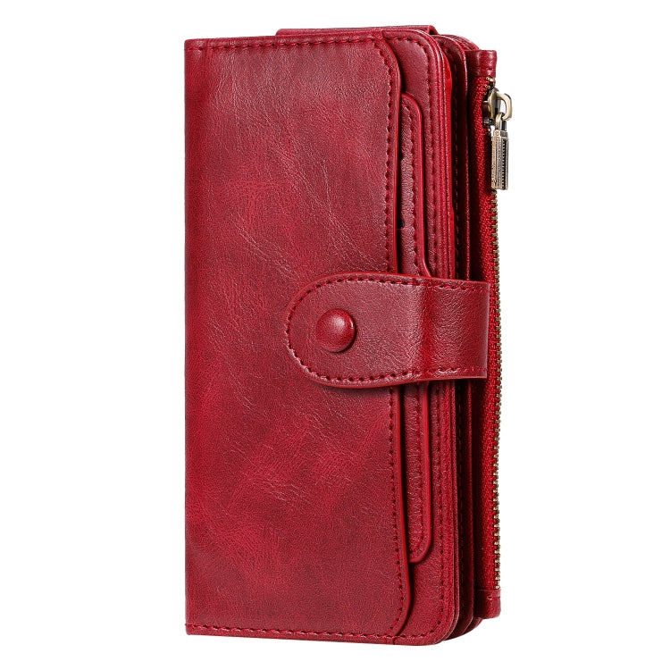 For Galaxy S8 Multifunctional Retro Detachable Magnetic Horizontal Flip Leather Case with Card Slots & Holder & Wallet & Photo Frame