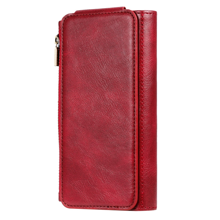 For Galaxy S8 Multifunctional Retro Detachable Magnetic Horizontal Flip Leather Case with Card Slots & Holder & Wallet & Photo Frame