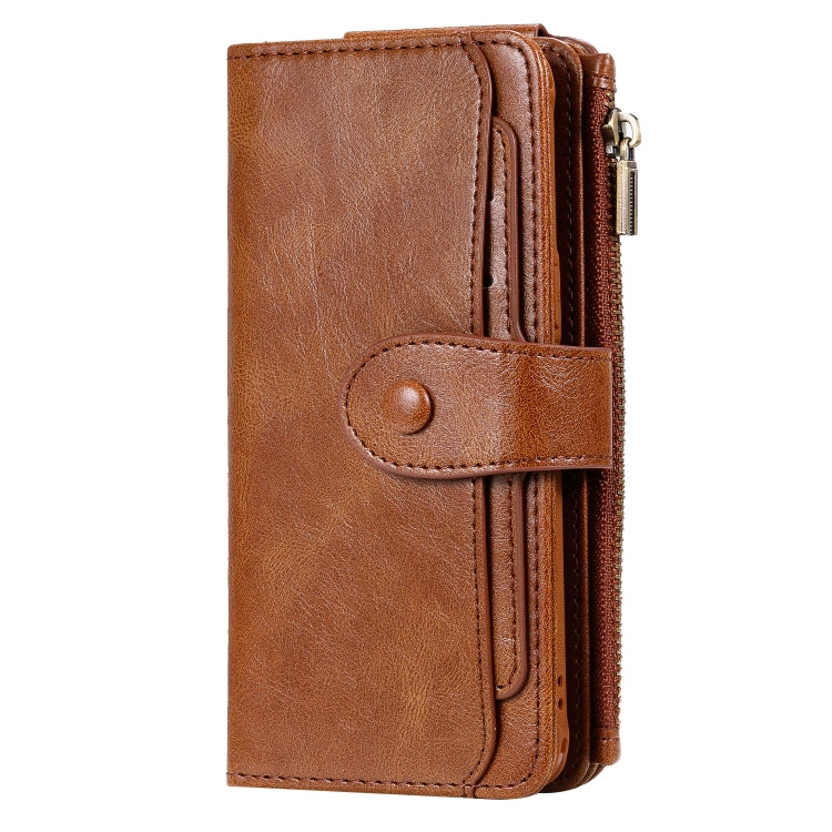 For Galaxy S8 Multifunctional Retro Detachable Magnetic Horizontal Flip Leather Case with Card Slots & Holder & Wallet & Photo Frame