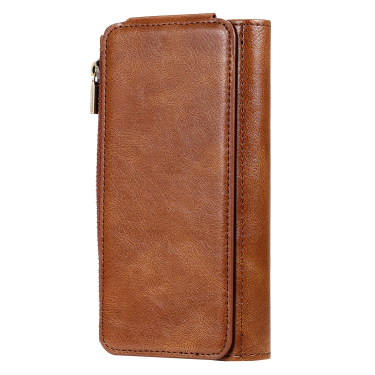 For Galaxy S8 Multifunctional Retro Detachable Magnetic Horizontal Flip Leather Case with Card Slots & Holder & Wallet & Photo Frame
