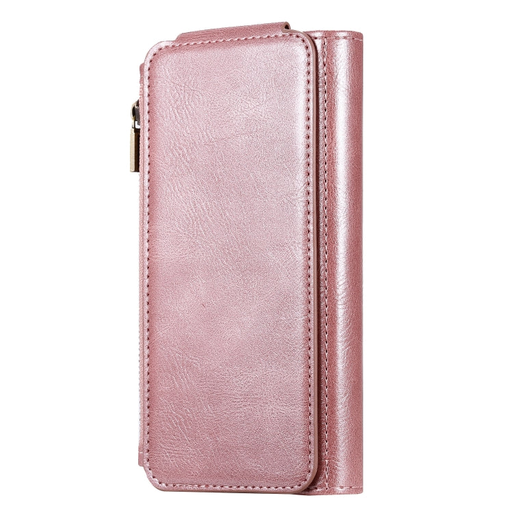 For Galaxy S8 Multifunctional Retro Detachable Magnetic Horizontal Flip Leather Case with Card Slots & Holder & Wallet & Photo Frame