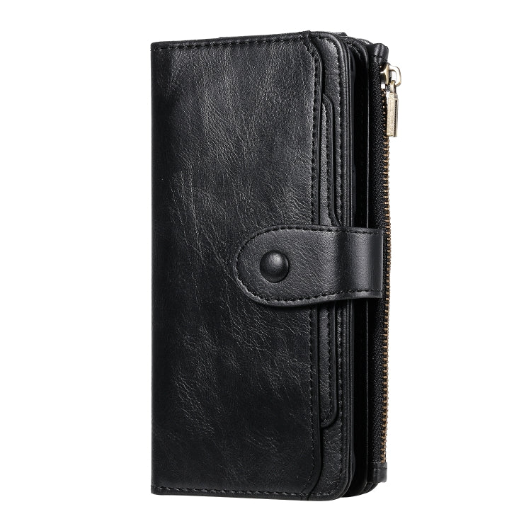 For Galaxy S8+ Multifunctional Retro Detachable Magnetic Horizontal Flip Leather Case with Card Slots & Holder & Wallet & Photo Frame