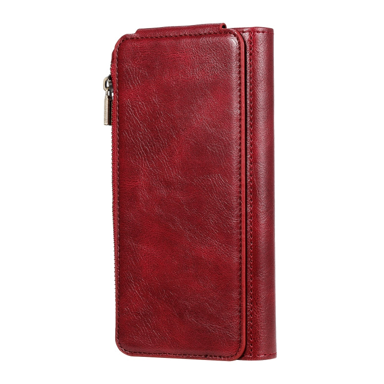For Galaxy S8+ Multifunctional Retro Detachable Magnetic Horizontal Flip Leather Case with Card Slots & Holder & Wallet & Photo Frame