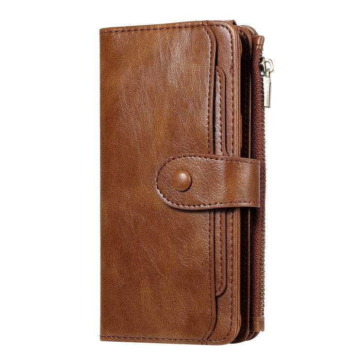 For Galaxy S8+ Multifunctional Retro Detachable Magnetic Horizontal Flip Leather Case with Card Slots & Holder & Wallet & Photo Frame