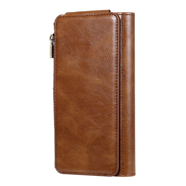 For Galaxy S8+ Multifunctional Retro Detachable Magnetic Horizontal Flip Leather Case with Card Slots & Holder & Wallet & Photo Frame