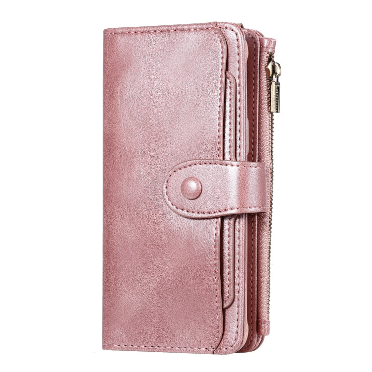 For Galaxy S8+ Multifunctional Retro Detachable Magnetic Horizontal Flip Leather Case with Card Slots & Holder & Wallet & Photo Frame