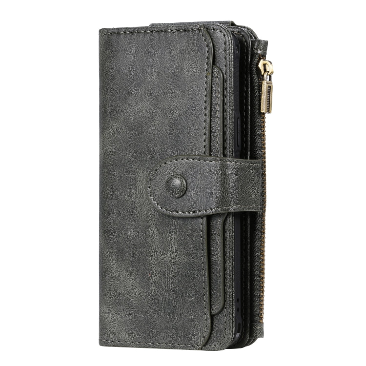 For Galaxy S9 Multifunctional Retro Detachable Magnetic Horizontal Flip Leather Case with Card Slots & Holder & Wallet & Photo Frame