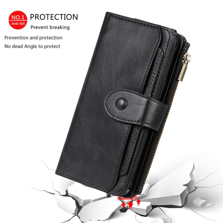 For Galaxy S9 Multifunctional Retro Detachable Magnetic Horizontal Flip Leather Case with Card Slots & Holder & Wallet & Photo Frame