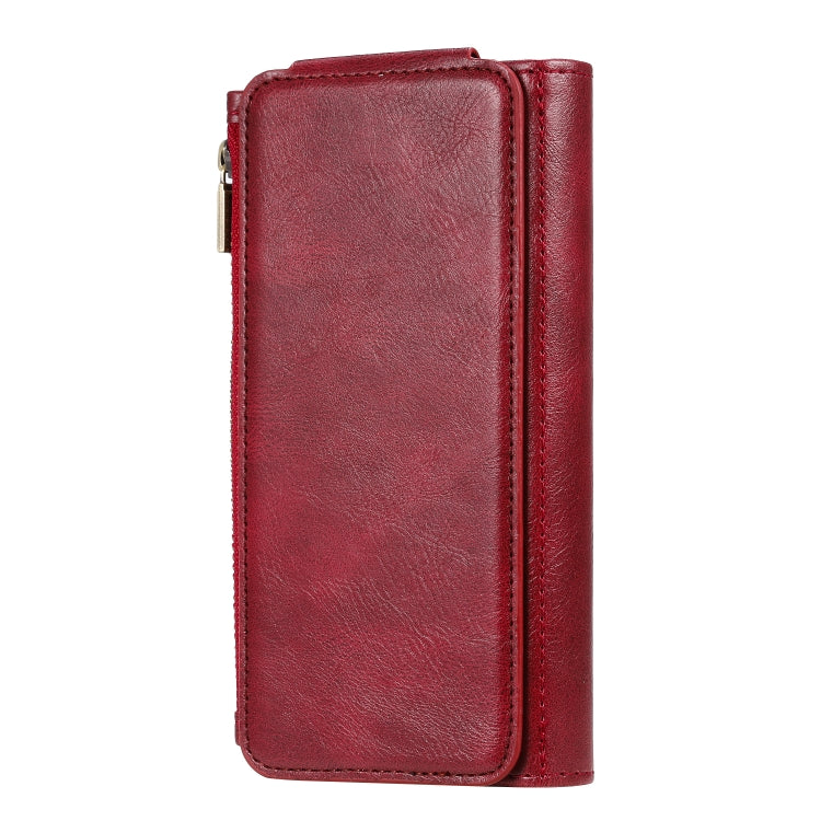 For Galaxy S9 Multifunctional Retro Detachable Magnetic Horizontal Flip Leather Case with Card Slots & Holder & Wallet & Photo Frame