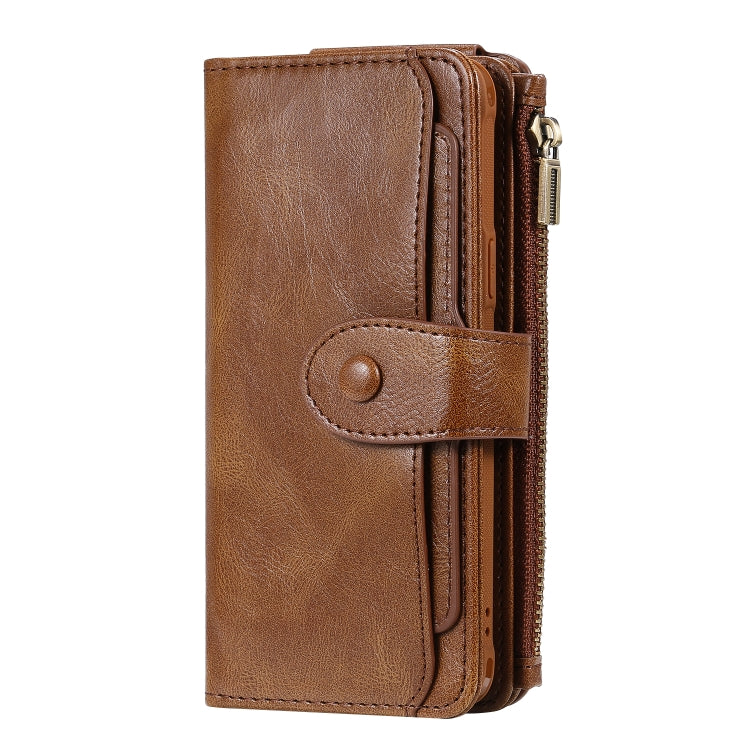 For Galaxy S9 Multifunctional Retro Detachable Magnetic Horizontal Flip Leather Case with Card Slots & Holder & Wallet & Photo Frame