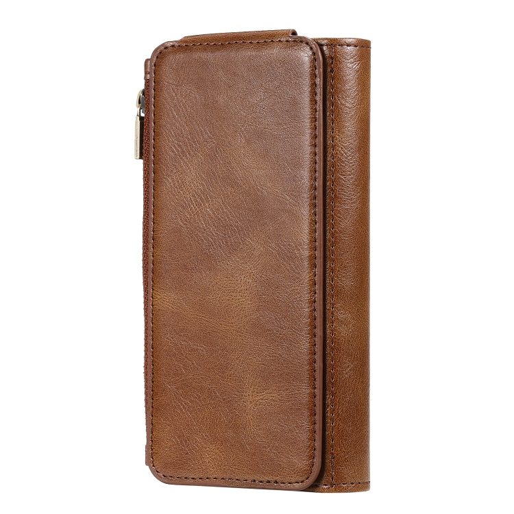 For Galaxy S9 Multifunctional Retro Detachable Magnetic Horizontal Flip Leather Case with Card Slots & Holder & Wallet & Photo Frame