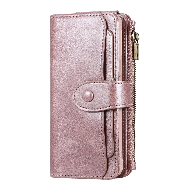 For Galaxy S9 Multifunctional Retro Detachable Magnetic Horizontal Flip Leather Case with Card Slots & Holder & Wallet & Photo Frame