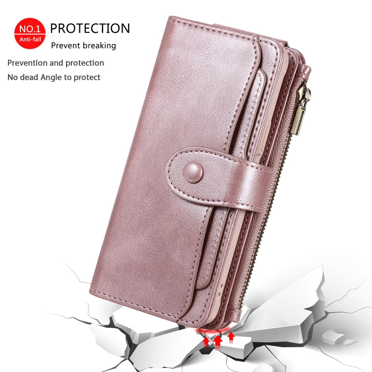 For Galaxy S9 Multifunctional Retro Detachable Magnetic Horizontal Flip Leather Case with Card Slots & Holder & Wallet & Photo Frame