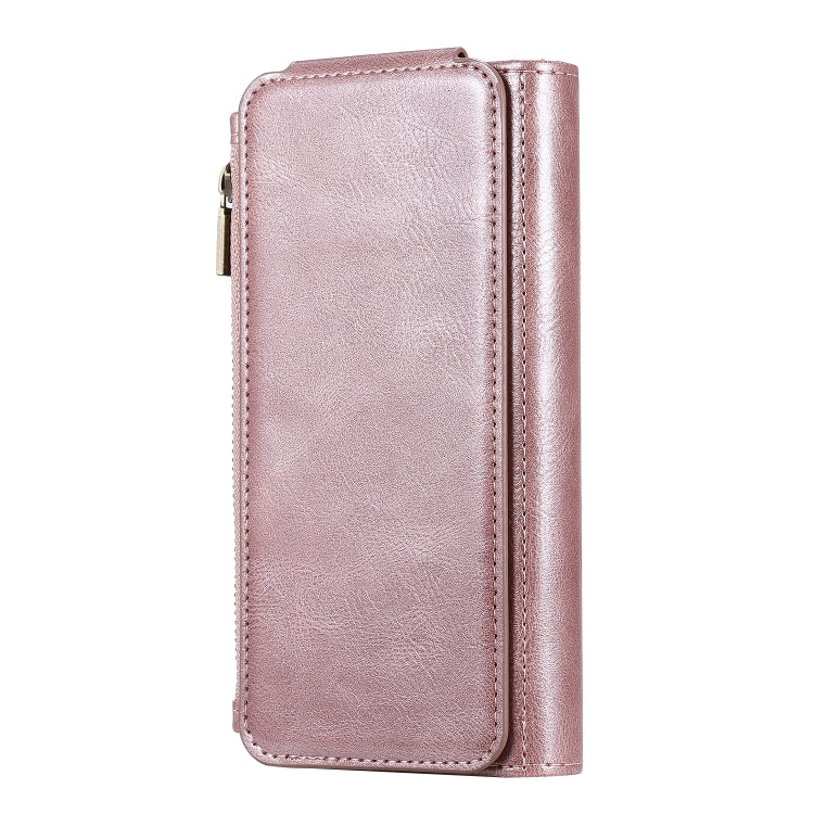 For Galaxy S9 Multifunctional Retro Detachable Magnetic Horizontal Flip Leather Case with Card Slots & Holder & Wallet & Photo Frame